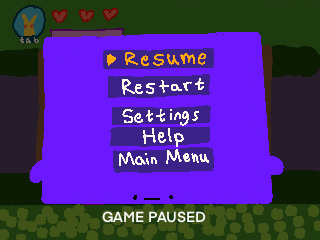 Pause Screen